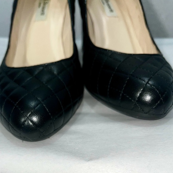 LK BENNETT Cienna Elegant Black Quilted Women's Pumps - Picture 6 of 12